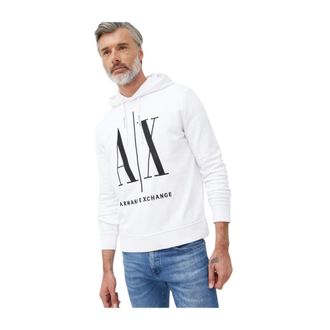 A|X Armani Exchange Heren, Sweatshirts & Hoodies, Wit, Maat: 2XL