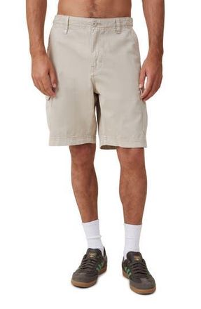 Cotton On Tactical Cotton Cargo Shorts in River Rock at Nordstrom Rack, Size 34