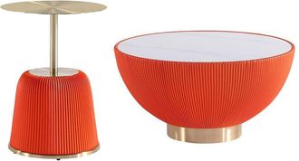 Manhattan Comfort Modern Anderson Coffee Table and End Table