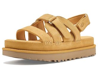 UGG Goldenstar Gleam Womens Sandals Wheat Field : 7.5 B - Medium, Suede/Textile