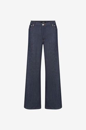 A.P.C. Jeans mit weitem Bein Elisabeth Indigo