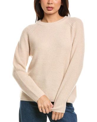 The Cashmere Project The Cashmere Project Shaker Crewneck Cashmere Sweater