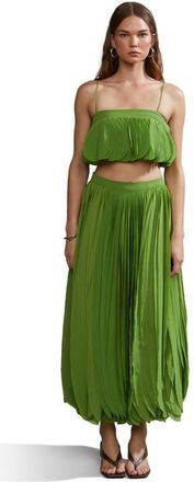 AMUR Rylan Maxi Skirt in Jungle Moss at Nordstrom, Size 4