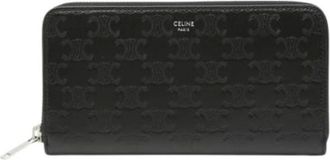Celine Pre-owned Wallets, female, Black, Size: ONE SIZE Pre-owned Vintage Leather Wallet