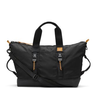 Timberland Unisex Nylon Weekender Duffel - Black - One Size