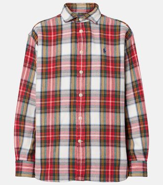 Polo Ralph Lauren Plaid cotton fleece shirt