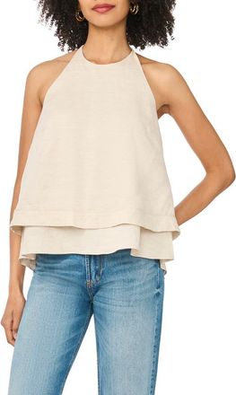 Parker Longline Halter Tank in Fine Linen at Nordstrom Rack, Size X-Small