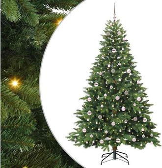 vidaXL &Aacute;rbol De Navidad Artificial Con 300 Led Verde 210 Cm Pe Y Pvc Vidaxl