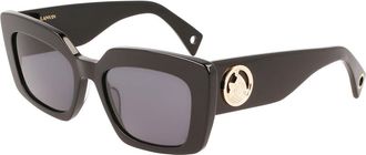 Lanvin LNV615S 001 Mens Sunglasses Black Size 55