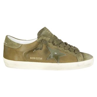 Golden Goose Sneakers, male, Green, 8 UK, Super Star Suede