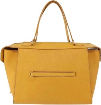 Celine Pre-owned Handbags, female, Yellow, Size: ONE SIZE Pre-owned Vintage Handbag