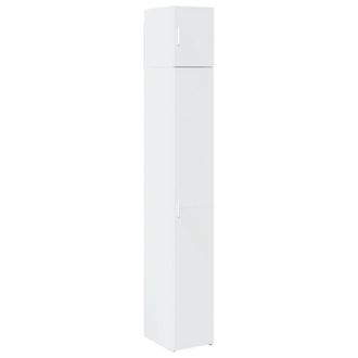 Berkfield Home Slim Storage Cabinet White 30x42.5x225 cm Engineered Wood