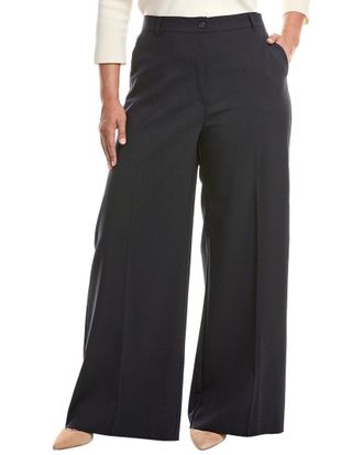 Marina Rinaldi Plus Gustavo Long Wool-Blend Trouser