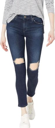 AG - Adriano Goldschmied Adriano Goldschmied Super Skinny Ankle Distressed Jeans In Nightingale