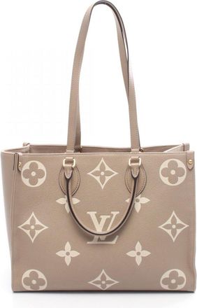 Louis Vuitton Beige Ivory Tourterelle Monogram Empreinte Tote Bag (Pre-Owned)
