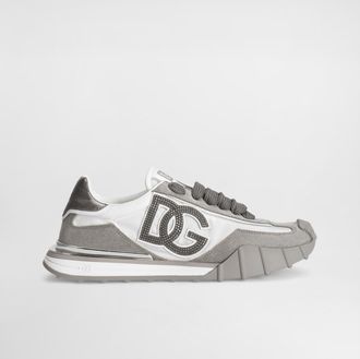Dolce & Gabbana Dg Athletic Fabric Sneakers - Woman Sneakers White 36.5