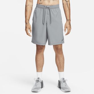 Nike Mens Form Dri-FIT 9 Unlined Versatile Shorts in Grey | FN2998-084
