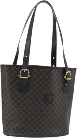 Celine Pre-owned Vintage PVC Tote Bag - Pre-owned - Mujer - Negro - ONE SIZE