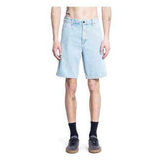 Carhartt Work in Progress Carhartt Wip, Denim Shorts, male, Blue, Size: W31 Single Knee Short