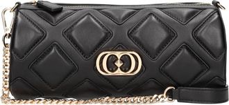 La Carrie Tassen, Dames, Zwart, ONE Size, Leer, Cosmos Round Shoulder Bag