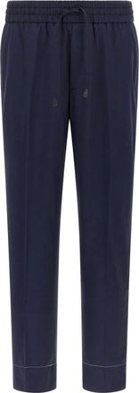 Brioni Hombre, Pantalones, Azul, Talla: M