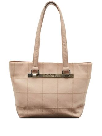 Chanel 2004-2005 LAX tote bag - women - Calf Leather - One Size - Neutrals