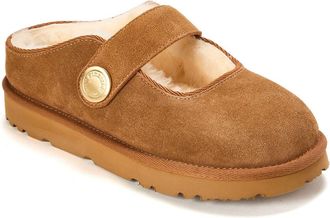 Dearfoams Fireside Coin Maryjane Slippers in Chestnut at Nordstrom, Size 11