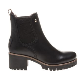 Panama Jack Womens Pia Boots - Black Leather - Size UK 7