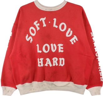 Saint Mxxxxxx Soft Love sweater - Red