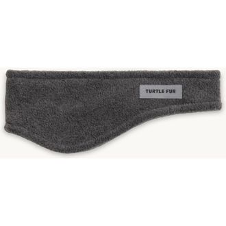 Turtle Fur Bang Band Fleece Headband in Charcoal at Nordstrom