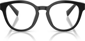 Dolce & Gabbana 52mm Polarized Phantos Optical Glasses in Black at Nordstrom