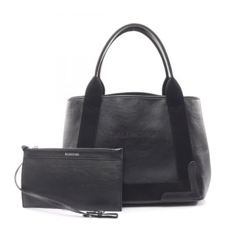 Balenciaga Black Leather Tote Bag (Pre-Owned)