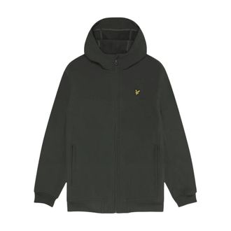 Lyle & Scott Zip-throughs, male, Green, 2XL, Versatile Hooded Blazer