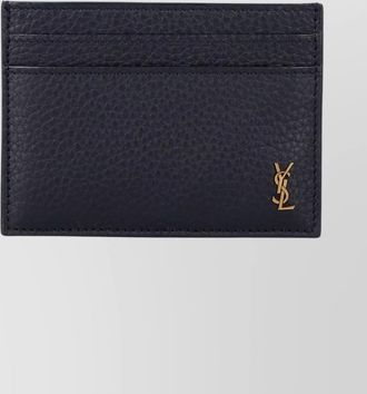 Saint Laurent leather card holder