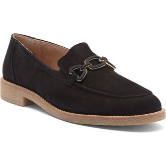 Paul Green Ada Loafer in Black Sport Nubuck at Nordstrom Rack, Size 10Us / 7.5Uk