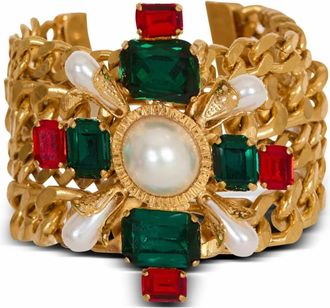 Balmain Barok armband met kettingen en kralen - Dames - Armbanden - Veelkleurig - ONE Size - Accessoires