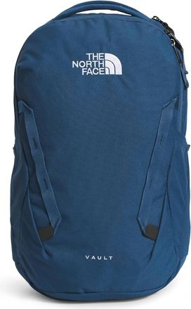 The North Face Mens Vault Everyday Laptop Backpack In Shady Blue/ White-Npf