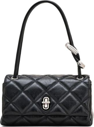 Marc Jacobs Mini Quilted Dual Schoudertas - Dames - Schoudertassen - Zwart - ONE Size - Leer - Tassen