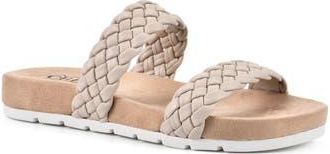 White Mountain Truly Slide Sneaker in Beige/Smooth at Nordstrom Rack, Size 6.5