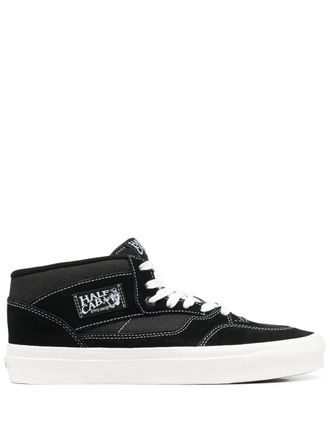 Vans side logo-patch high-top sneakers - men - Fabric/Calf Suede/Rubber - 12 - Black