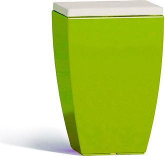 Monacis Puf Comfy Fine Verde En Pol&iacute;mero Monacis - Cm 33x33x55 H