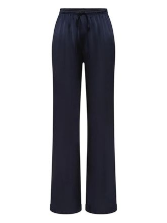Rebecca Vallance Elise drawstring-fastening trousers - Blue