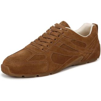 Vince Mojave J3273L1 Sneaker WomensElmwood Brown Suede Trainer Shoes ZOGG3420