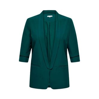 Only Carmakoma ONLY Carmakoma, Blazers, female, Green, Size: 2XL Blazer Jacket
