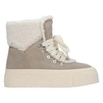 Estro & Luminara Grey Winter Ankle Boots - female - Estro - Winter Boots - Gray - 4 UK - Shoes