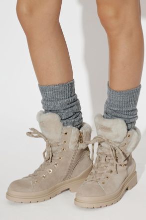 Bogner Suede Ankle Boots St.moritz S, Womens, Beige