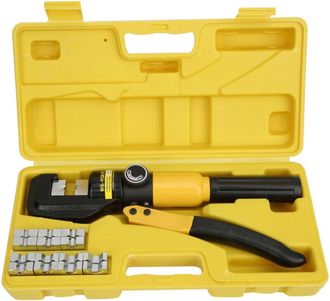 OEM Herramienta Hidr&aacute;ulica De Crimpado De Terminales De Cable De 8 Toneladas, 16 Matrices De 4-70 Mm&sup2;