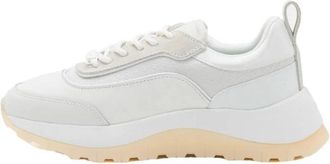 Calvin Klein Witte 2-delige Runner Sneakers - Dames - Sneakers - Wit - 36 EU - Schoenen