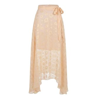 Trussardi Falda Asim&eacute;trica - Skirts - Mujer - Beige - S