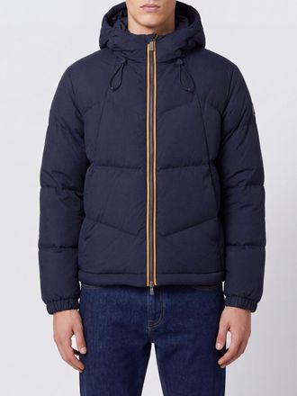 K-Way Piumino trapuntato Quill in nylon con cappuccio e piuma danatra